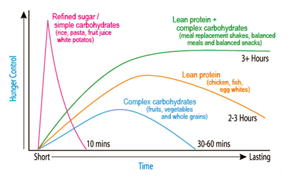 6 najvećih pogrešaka kod držanja dijeta - prikaz grafikona sa odnosom između proteina, ugljikohidrata i bjelančevina
